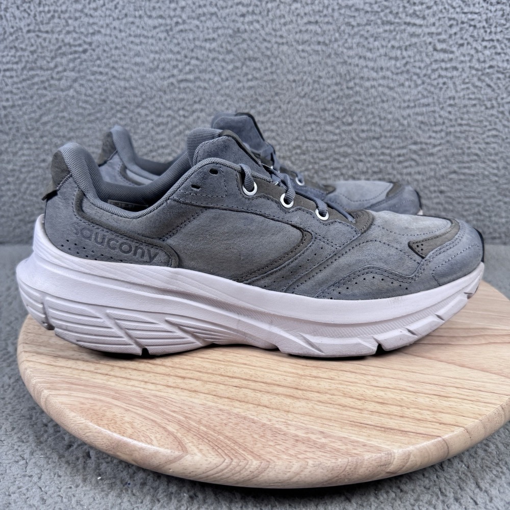 Saucony Guide Metro LE Mens Size 11.5 Gray Suede Road Running Shoes S21003-122